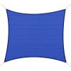 Outsunny 16' x 20' Sun Shade Sail Canopy Outdoor Shade Sail Cloth for Patio Deck Yard with D-Rings and Rope Included, Blue