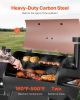 Wood Pellet Grill Smoker Outdoor Electric BBQ Grills 575 Sq.in Cook Area