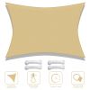 13'x19' Rectangle Sun Shade Sail/beige