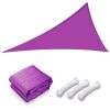 25' x 25' x 25' Triangle Sun Shade Sail/ Red Purple