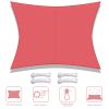 3x4m Rectangle Sun Shade Sail/Red