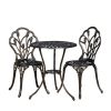 NASSAU CAST 3PC BISTRO SET