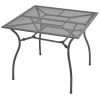 5 Piece Patio Dining Set Steel Anthracite