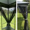 13x10 Outdoor Patio Gazebo Canopy Tent With Ventilated Double Roof And Mosquito net(Detachable Mesh Screen On All Sides); Suitable for Lawn;  Garden;